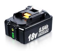 1 pezzo BL1850B 5,5 Ah di ricambio per batteria Makita BL1860B BL1840B BL1830B BL1820B compatibile con utensili a batteria Makita da 18 V e caricabatterie