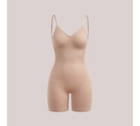 1 pezzo Body modellante senza cuciture a vita alta e metà coscia con sollevamento glutei e design senza schienale per l'estate CONSIGLI PER LA TAGLIA: Per un effetto modellante ottimale, l'indumento d
