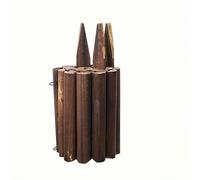 1 pezzo - Bordo da giardino in legno, stile alto e basso, recinzione per bordi da giardino da 3,9 in/5,9 in * 47,2 in, recinzione per aiuole, decorazione da esterno in legno 10/15*120cmLegno