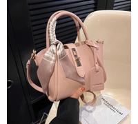 1 pezzo Borsa a mano in finta pelle elegante e semplice per donne, può essere portata come borsa a spalla, tracolla o a mano. Include un foulard, adatta all'uso quotidiano, borsa donna stilosa con fio