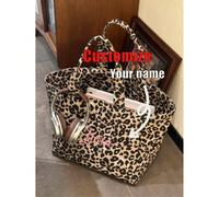 1 pezzo Borsa a spalla personalizzata da donna, borsa a tracolla con ricamo personalizzabile del nome, borsa tote casual di grande capacità, adatta per uso quotidiano, organizer da viaggio, ritorno a