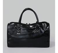 1 pezzo Borsa a tracolla da donna di stile retrò Y2K punk, in stile quadrato, in materiale PU con rivetti neri, chiusura lampo con nappe, manici doppi regolabili, chiusura con chiusura lampo, stile re