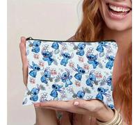 1 pezzo, borsa a tracolla stile cartoni animati anime e co-brand Disney con Stitch e Minnie, con scomparti multipli, adatta per bambini di asilo, studenti, insegnanti, ragazzi e ragazze per uso scolas