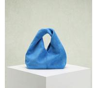 1 pezzo Borsa da donna in stile retrò blu in velluto simil-pelle, stile minimalista, adatta per l'abbigliamento casual, nuova collezione autunno/inverno Colore unicoPoliuretano