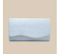 1 pezzo Borsa da sera blu da donna, pochette in velluto di alta qualità con design a busta e patta, adatta per vacanze, stagione estiva, spiaggia, pendolarismo aziendale e altre occasioni, borsa a tra