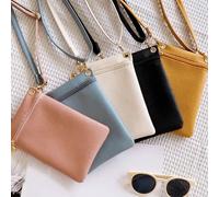 1 pezzo Borsa da telefono colorata come caramella, versatile, a tracolla, per uso quotidiano, mini portafoglio, piccolo portafoglio per donna, portafoglio, regali per donne e uomini, mucca delle Highl