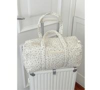 1 pezzo Borsa da viaggio per bambini con stampa floreale monocromatica. Presenta una pratica maniglia e una tracolla. Leggera e facile da trasportare, può essere appesa a una valigia o indossata a tra