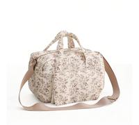 1 pezzo Borsa Fasciatoio per mamme di grande capacità, borsa portatile multilayer adatta per madri e bambini, borsa super pratica per uscite foglie marroni,limoneGeometricoPoliestere