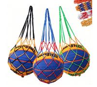 1 pezzo Borsa multifunzionale per attrezzature sportive - resistente e rinforzata per pallacanestro, calcio, pallavolo, rugby e altro ancora ColoratoNylon