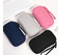 1 pezzo Borsa organizzatrice portatile per cavi, adatta per hard disk esterni, power bank, cuffie, caricabatterie, custodie per telefono, auricolari senza fili, cuffie Bluetooth ecc., per viaggi di la