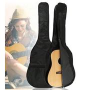 1 pezzo Borsa per chitarra da 31/38/34 pollici, custodia universale per chitarra acustica classica, con cinghie, imbottitura per le spalle, per viaggiare, borsa portatile per chitarra e basso, organiz