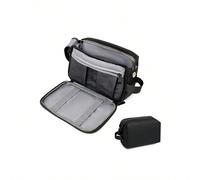 1 Pezzo Borsa per toeletta da uomo, organizzatore da viaggio Dopp Kit resistente all'acqua, borsa da barba per accessori da toeletta, articoli essenziali per la camera, adatta sia per uso domestico ch