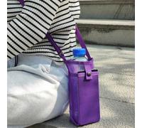 1 pezzo Borsa pieghevole in rete per bottiglia d'acqua e telefono con tracolla regolabile - Perfetta per spiaggia, attività all'aperto, sport, escursionismo, campeggio e fan del football americano! ne