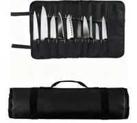 1 pezzo Borsa portacoltelli portatile, borsa da trasporto in tela, borsa da picnic portatile per coltelli da chef, borsa per set di coltelli da chef, borsa portacoltelli con grande capacità, borsa por