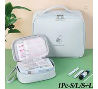 1 pezzo Borsa portatile per il trasporto di medicinali da viaggio, Kit di pronto soccorso da viaggio, Kit medico pieghevole di grande capacità L,S,S+L,Piccolo + GrandeTie DyePoliammide