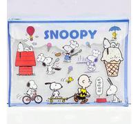 1 pezzo Borsa trasparente A5 2026 Nuova Snoopy, accessorio classico del fumetto "Peanuts Comics", essenziale per la nuova stagione scolastica! Realizzata in materiale a rete trasparente e con cerniera