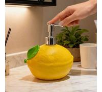 1 pezzo Bottiglia a pompa a forma di limone, adatta per shampoo, bagnoschiuma, ricarica per sapone per le mani in bagno, decorazione per la casa, regalo sorpresa per gli amici Bottiglia di lozione al