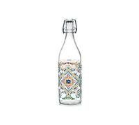 Cerve 1 Pezzo Bottiglia in Vetro con Tappo Ermetico Decoro Valencia 1 Litro