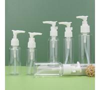 1 pezzo Bottiglia per lozione da viaggio trasparente, contenitore cosmetico ricaricabile in plastica portatile A(30ml),B(50ml),C(60ml),E(80ml),F(100ml),80ml-2pcs,30ml-2pcs,60ml-2pcs,100ml-2pcs,50ml-2p