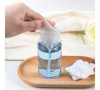 1 pezzo Bottiglia premi-riempimento per unghie da 60ml/80ml/100ml, Bottiglia vuota ricaricabile per acqua detergente per smalto per unghie, Contenitore per grandi capacità per struccante, per cosmetic