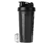 1 pezzo Bottiglia shaker da 20oz/600ml, classica, con gancio a loop e a prova di perdite, con scala, mini frullatore in acciaio inossidabile, certificata PP5, lavabile in lavastoviglie, tazza per misc