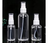 1 pezzo Bottiglia spray in plastica trasparente, Atomizzatore per profumo riutilizzabile e ricaricabile, Contenitore per campioni cosmetici, Bottiglia portatile per smacchiatore makeup, Ideale per via