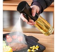 1 pezzo Bottiglia spray riutilizzabile per olio d'oliva da 200/300/500ml per uso domestico in materiale PET, contenitore per salsa di soia, aceto e condimenti, adatto per barbecue all'aperto, cottura,