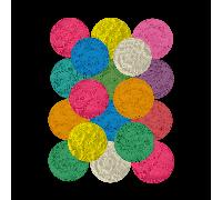 1 pezzo Bottiglietta trasparente da 230ml con polvere colorata per maratone, corse arcobaleno, Ognissanti, Natale, giochi all'aperto e cerimonie di partenza di gare, aggiungendo colori dinamici e un'a