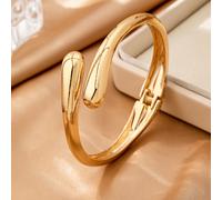 1 pezzo Braccialetto alla moda con gocce d'acqua simmetriche e multicolore. Stile raffinato, dolce ed elegante, con un design semplice e retrò. Stile europeo e americano, che mostra una qualità di alt
