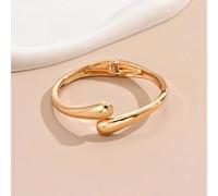 1 Pezzo Braccialetto Alla Moda Di Forma Doppia A Goccia Simmetrica Multicolore. Stile Sofisticato, Dolce E Elegante Con Design Semplice E Vintage. Stile Europeo E Americano Con Un'atmosfera High-end.