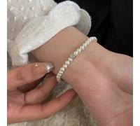 1 pezzo Braccialetto da donna di ispirazione francese vintage, con strass e perle false, ideale per banchetti, feste, come regalo per amici Tagli UnicaLega di zinco