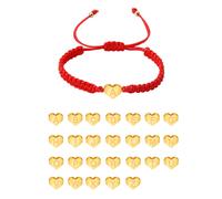 1 pezzo Braccialetto decorativo con grafica a forma di cuore e 26 pezzi di ricambio, set di gioielli in acciaio inossidabile per San Valentino L,M,S,H,A,T,O,X,B,C,D,E,F,G,I,J,K,N,P,Q,R,U,V,W,Y,ZAcciai