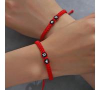 1 pezzo Braccialetto regolabile a treccia con 26 lettere, adatto per donne, ragazze adolescenti, laurea, compleanno, gioielli, regalo di San Valentino L,M,S,H,A,T,O,X,B,C,D,E,F,G,I,J,K,N,P,Q,R,U,V,W,Y