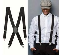 1 pezzo Bretelle elastiche con molletta per uomo, stile vintage adatte per anziani e gentiluomini, accessori per Ognissanti, costumi di Ognissanti, accessori autunno-inverno, adatti per adolescenti, g