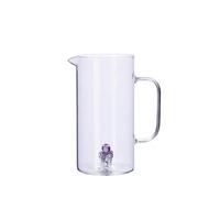 1 Pezzo Brocca Caraffa in Vetro con Figura 3D 1,2 Litri 6 Modelli