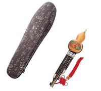 1 Pezzo C-Key Hulusi Tradizionale Cinese Fatto A Mano Flauto Zucca Cucurbita Flauto Etnico Musicale Strumento A Fiato Hulusi