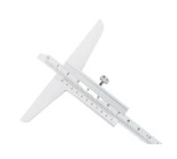 1 pezzo, calibro a corsoio in metallo, calibro di profondità, strumento di misurazione del calibro per la lavorazione del legno, calibri in acciaio, misura di profondità 150 200 300 mm(Depth Caliper 0