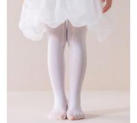 1 pezzo Calzini bianchi trasparenti per bambine/ragazze con design traforato e accento a cuore, calze leggere e traspiranti, casual e versatili, carini, dolci, morbidi e confortevoli, stile Lolita pri