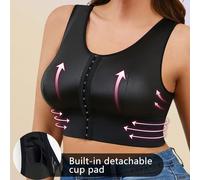 1 pezzo Camicetta casual con bottoni frontali e cintura, con sottobicchieri incorporati 1XL,2XL,3XL,4XL,5XLColore unicoTessuto in maglia