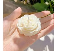 1 pezzo Candela profumata alla peonia premium, realizzata con una base di cera di soia naturale e oli essenziali di qualità, con stoppino in cotone versato a mano per una combustione pulita di 4-8 ore