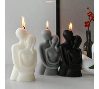 1 pezzo Candela profumata artigianale a forma di coppia abbracciata, adatta come regalo per matrimonio, festa, San Valentino, per creare un'atmosfera romantica, per fotografia, decorazione da tavolo,