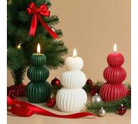 1 pezzo Candela profumata artistica a forma di sfera con motivo a onde di stile nordico minimalista, design geometrico; oggetto decorativo artistico, peso: circa 84g, dimensioni: 5*9,5cm, decorazioni 