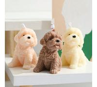1 pezzo Candelina a forma di cane per aromaterapia, adatta per decorazione di camera da letto e soggiorno, regali di compleanno, celebrazioni festive, per creare un'atmosfera carina e creativa, souven