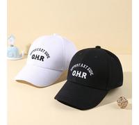 1 pezzo Cappellino da baseball con grafica a lettere per bambini, cappellino casual con ricamo "Upper East Side" per protezione solare per bambini da 3 mesi a 24 mesi 1-2Y,3-12MPoliestere