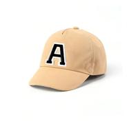 1 pezzo Cappellino da baseball con motivo alfabeto da 26 lettere per bambini, cappello da sole per ragazzi e ragazze, adatto per attività all'aperto e uso quotidiano, protezione UV 1-2Y,2-3YLetterePol