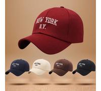 1 pezzo Cappellino da baseball personalizzato con ricamo "NY NEW YORK" per bambini/e, cappellino da camionista stile Y2K regolabile, adatto per escursioni, viaggi e ritorno a scuola 8-12Y,9-14 anniLet