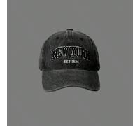 1 pezzo Cappellino da baseball ricamato NEW YORK, Caps regolabile agli raggi UV casuale per attività all'aperto, adatto per ragazzi e ragazze, primavera e autunno, viaggi al mare e in resort 8-12Y,12-