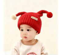1 pezzo Cappellino per bambini - Berretto divertente per bambini in autunno/inverno - Cappello con paraorecchie caldo per bambini maschi e femmine - Cappellino lavorato a maglia super carino per bambi