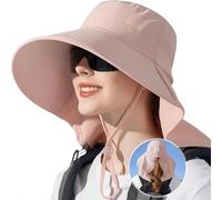 1 pezzo Cappello a tesa larga versatile con copertura per il collo, traspirante, adatto per la protezione dal sole, attività all'aperto, viaggi, delicato e alla moda TribalePoliestere