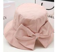 1 pezzo Cappello da donna a tesa larga, cappello da secchio in stile giapponese estivo, cappello solare versatile con decorazione a fiocco, protezione dal sole Tagli UnicaColore unicoAcrilica